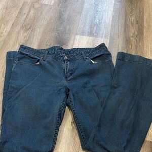 Kimes Ranch Dark Blue Straight Leg Women's Jeans